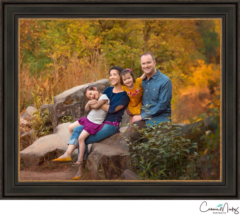 Framed Outdoor Family Portrait | Wong