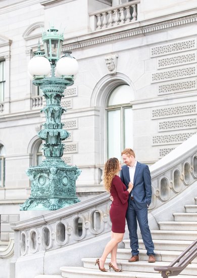 DC engagement photographer: Library of Congress engagement
