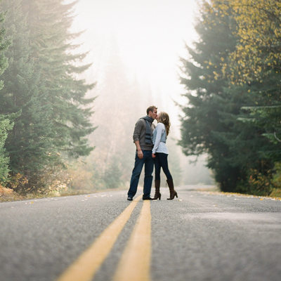 Cascade Mountains Engagement Photography