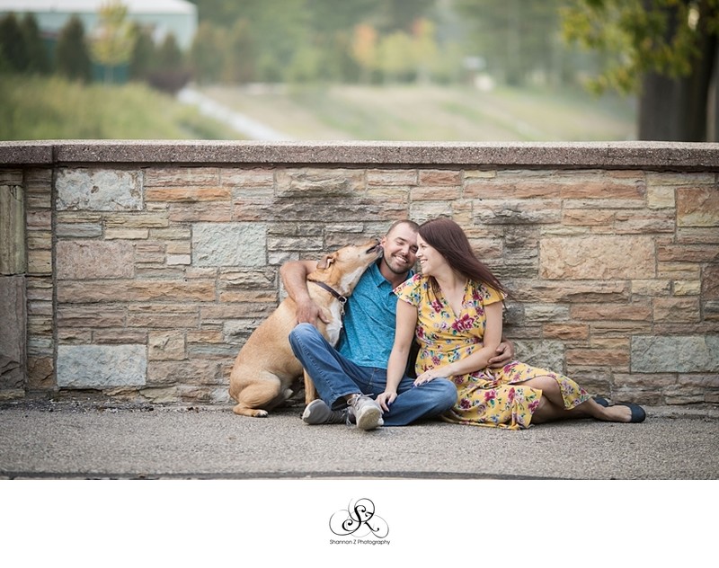 Dogs and Couples: Engagement Photos
