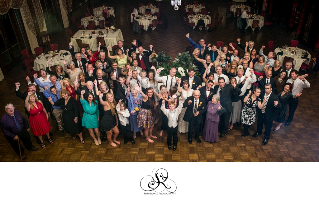 Full Guest Photo: The Wisconsin Club Wedding