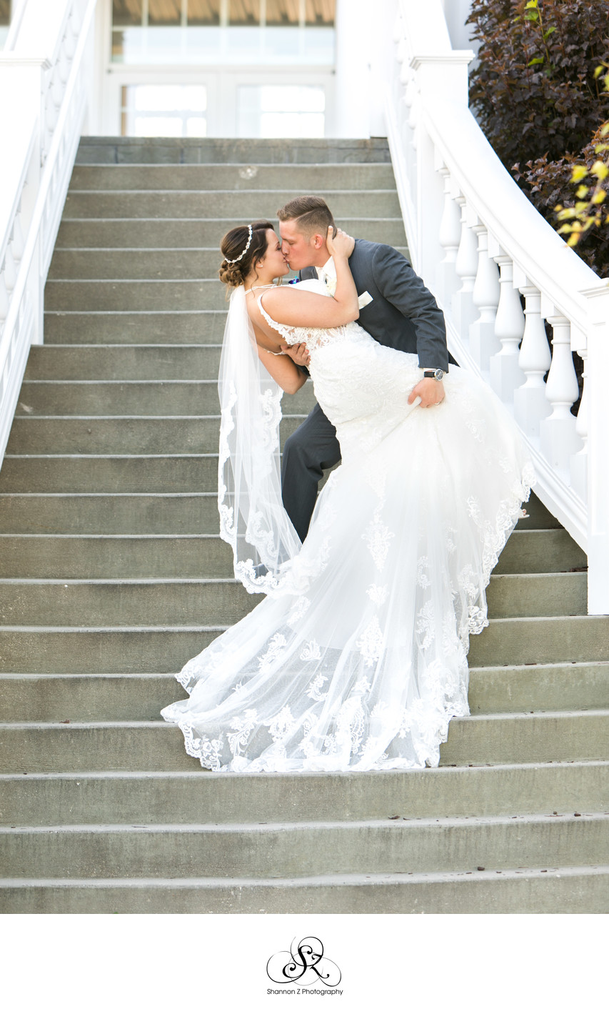 Blue Harbor Resort Wedding: Dip the Bride