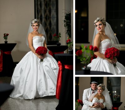 Bride at Marina Shores: Wedding Day