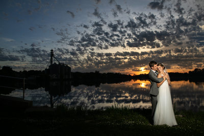 Burlington Sunset: Veterans Terrace Wedding Photography
