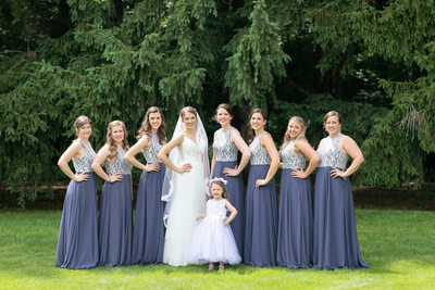 Burlington Wedding Photographer: Bridesmaids
