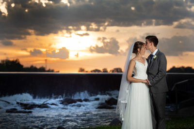 Burlington Wedding Photographer: Sunset Skies