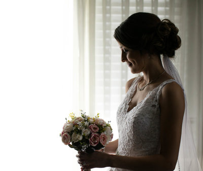 Bride and Bouquet: Bridal Portrait