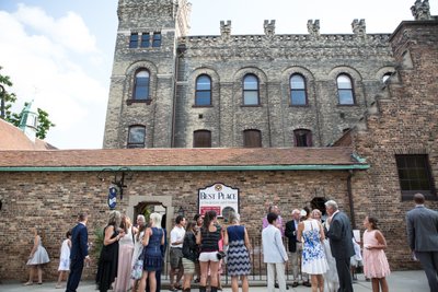 Historic Pabst Brewery Wedding: Outdoor Ceremony