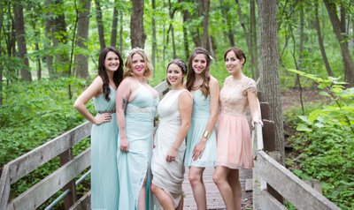 Schlitz Nature Center Wedding: Bridesmaids
