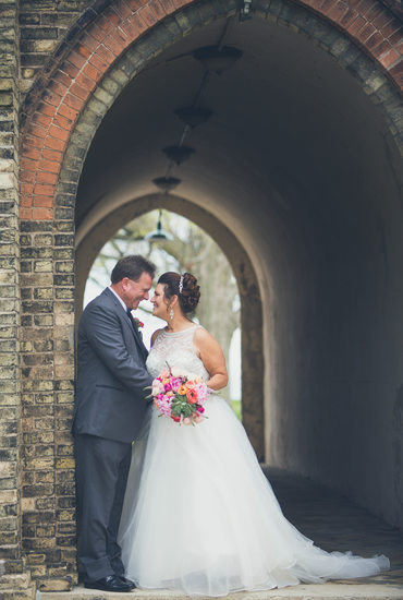 DeKoven Center: Wedding Photo in Tunnel