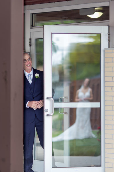 Dad and Daughter: Wedding Day First Look