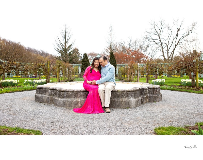 Old Westbury Gardens Maternity Picture