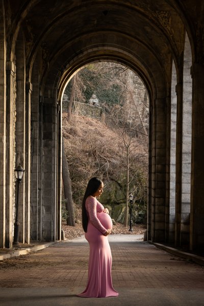 Fort Tryon Park Maternity Photo