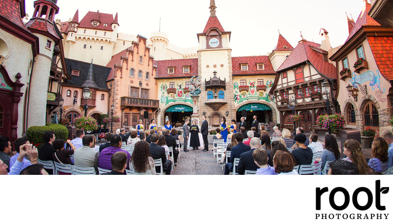 Wedding in Epcot Germany