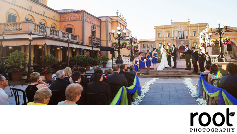 Wedding in Epcot Italy