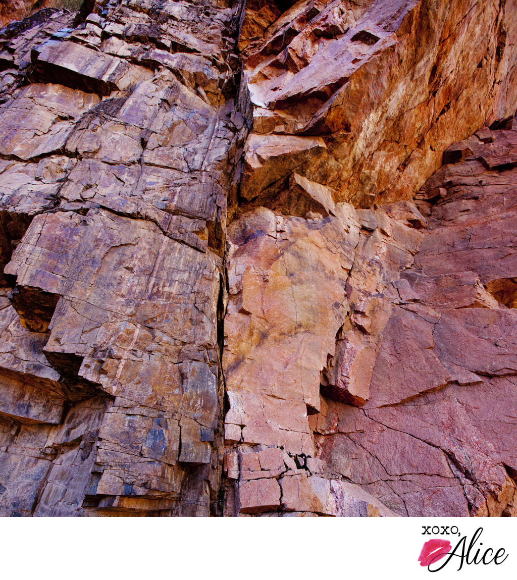 Grand Canyon geology landscape macro photography