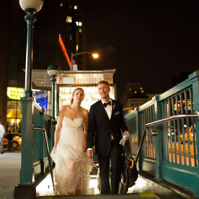 New York Subway Wedding Pictures