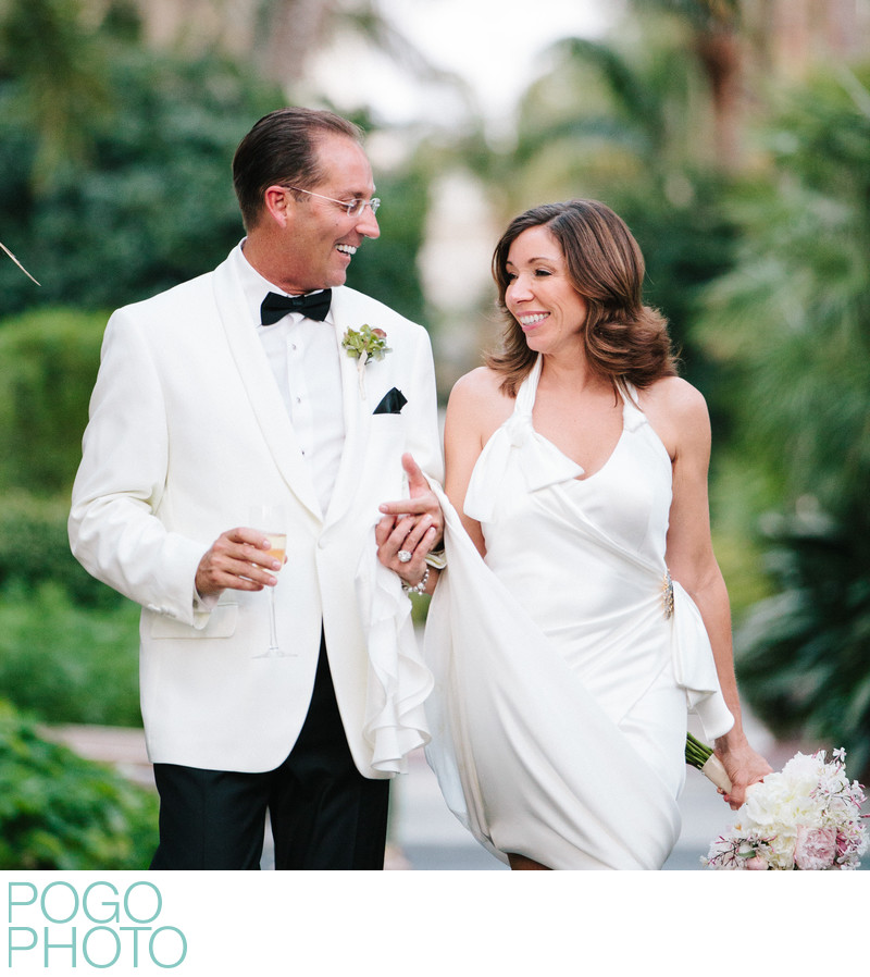 Mature Couple Wedding Photos at The Breakers Palm Beach