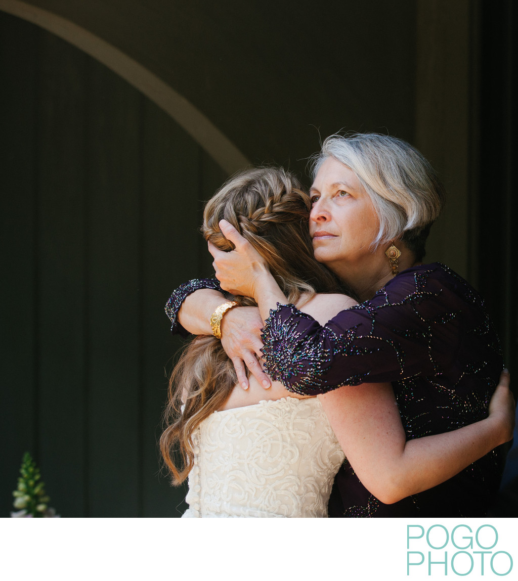 Emotional Mother of the Bride at Stowe Ski Lodge