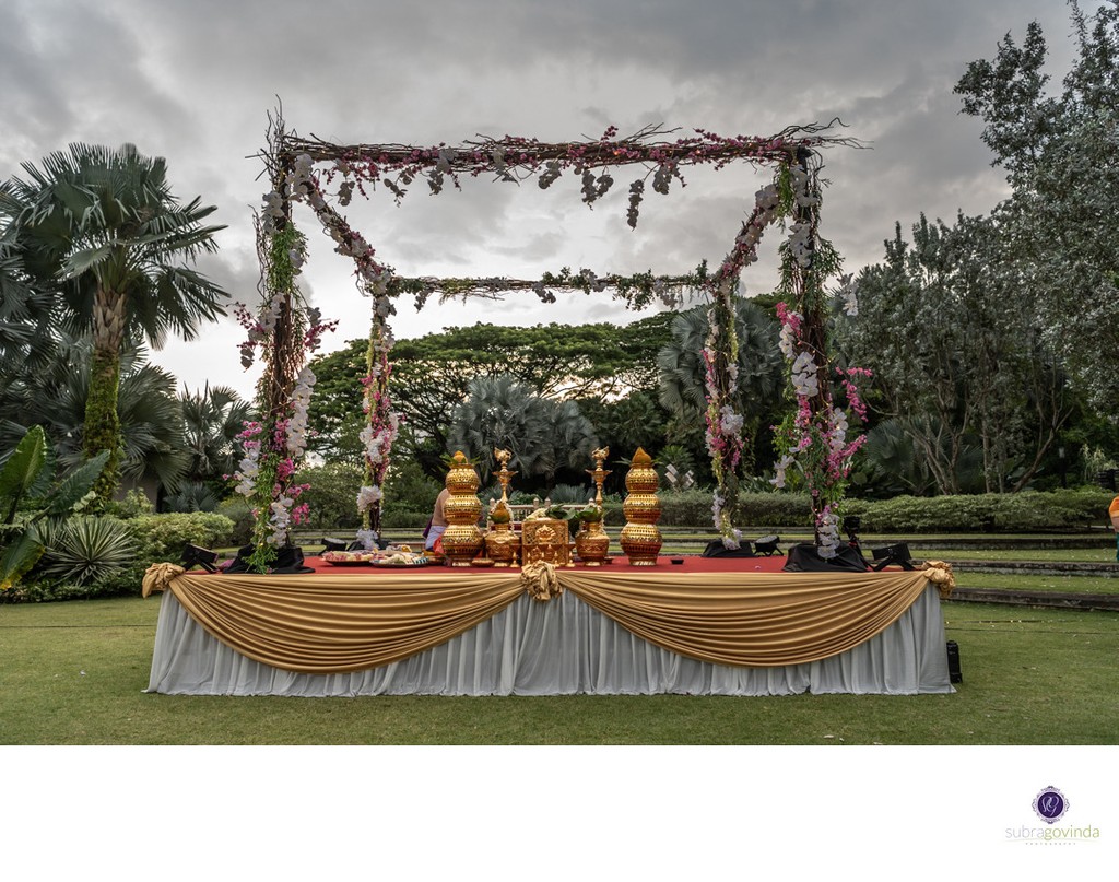 Outdoor Indian Wedding in Singapore 