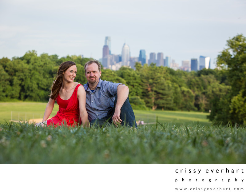 Belmont Plateau - Philly Skyline in Springtime Belmont Plateau - Philly Skyline in Springtime