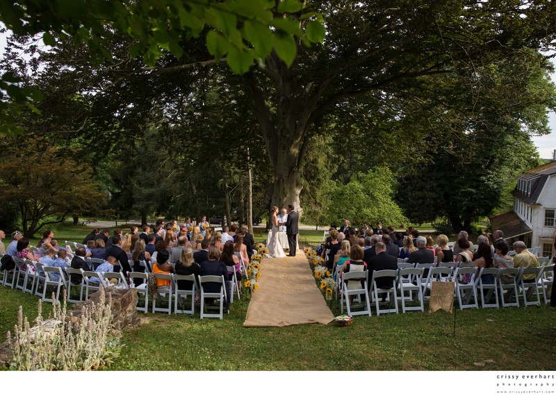 Outdoor Wedding Ceremony at Historic Yellow Springs Outdoor Wedding Ceremony at Historic Yellow Springs