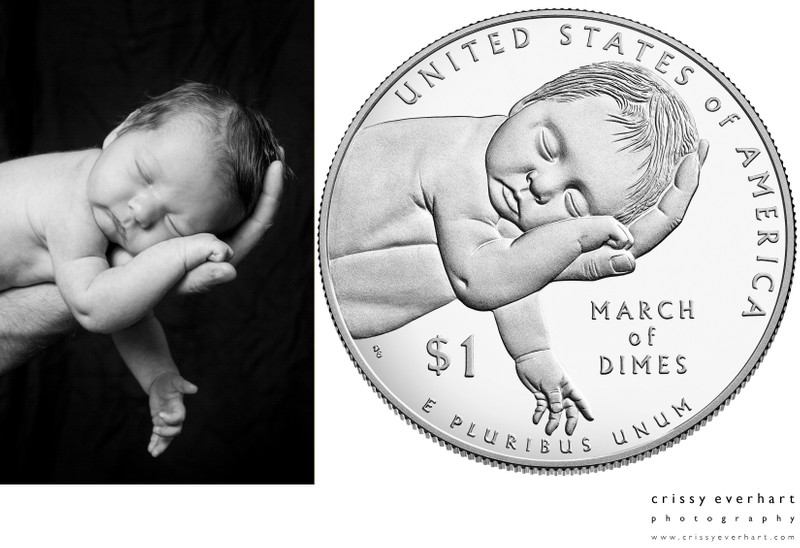 March of Dimes One Dollar Commemorative Coin