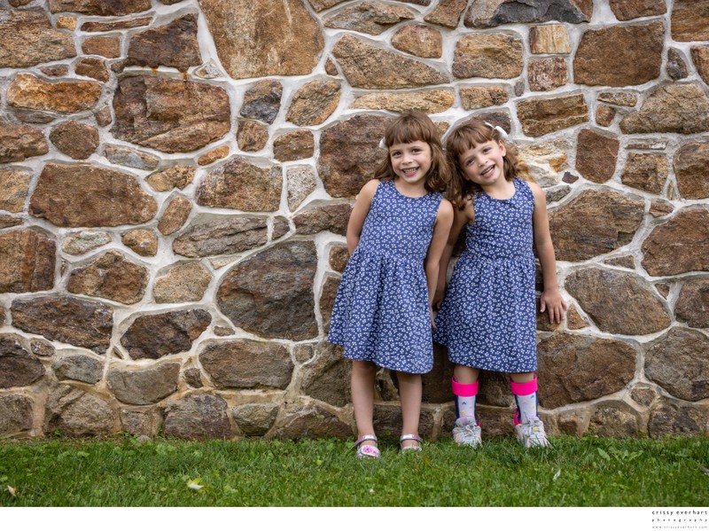 Portrait of Twin Girls Portrait of Twin Girls
