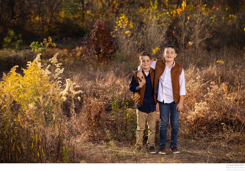Portraits with Fall Foliage in Valley Forge Portraits with Fall Foliage in Valley Forge