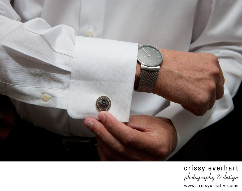 Wedding Day Details - Groom's Watch and Cuff Links