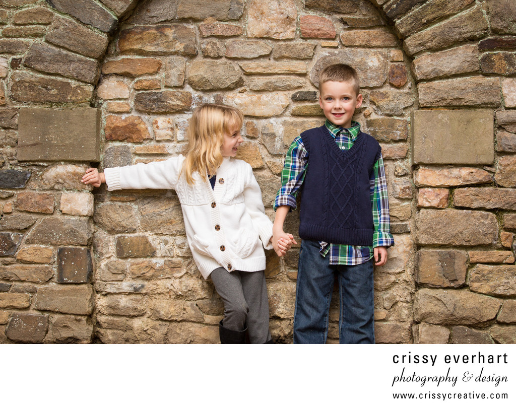 Playful Children's Portraits at Ridley Creek State Park