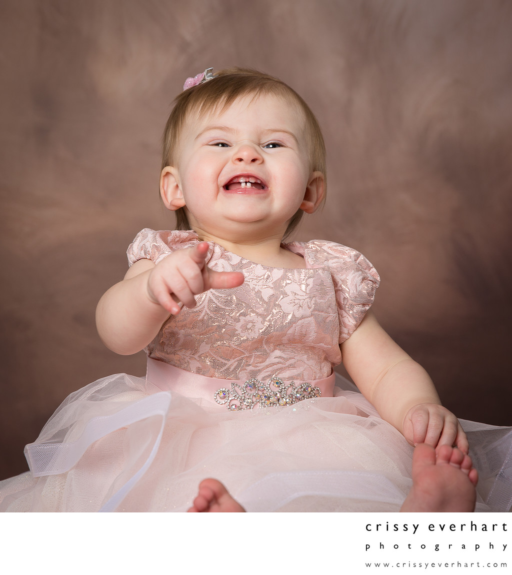 Silly First Birthday Reactions - Studio Portraits