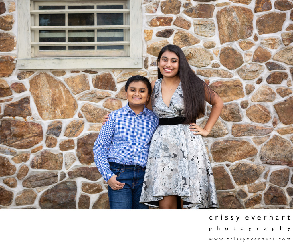 Sibling Portraits with Style - Chester County Studio