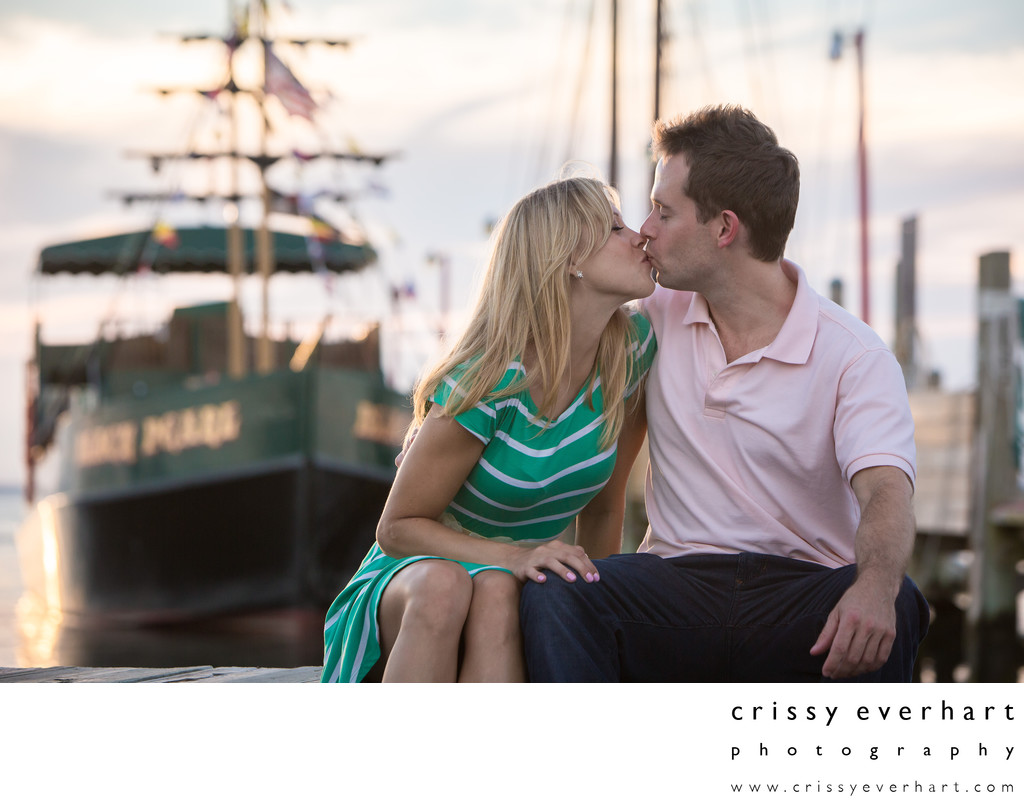 Engagement Portraits in New Jersey's Long Beach Island