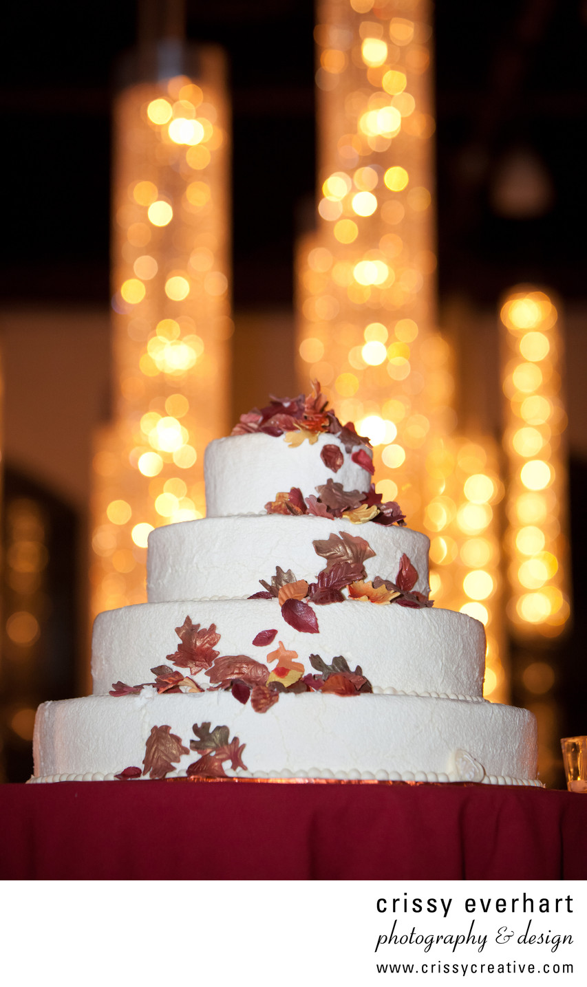 Phoenixville Foundry Fall Wedding Cake