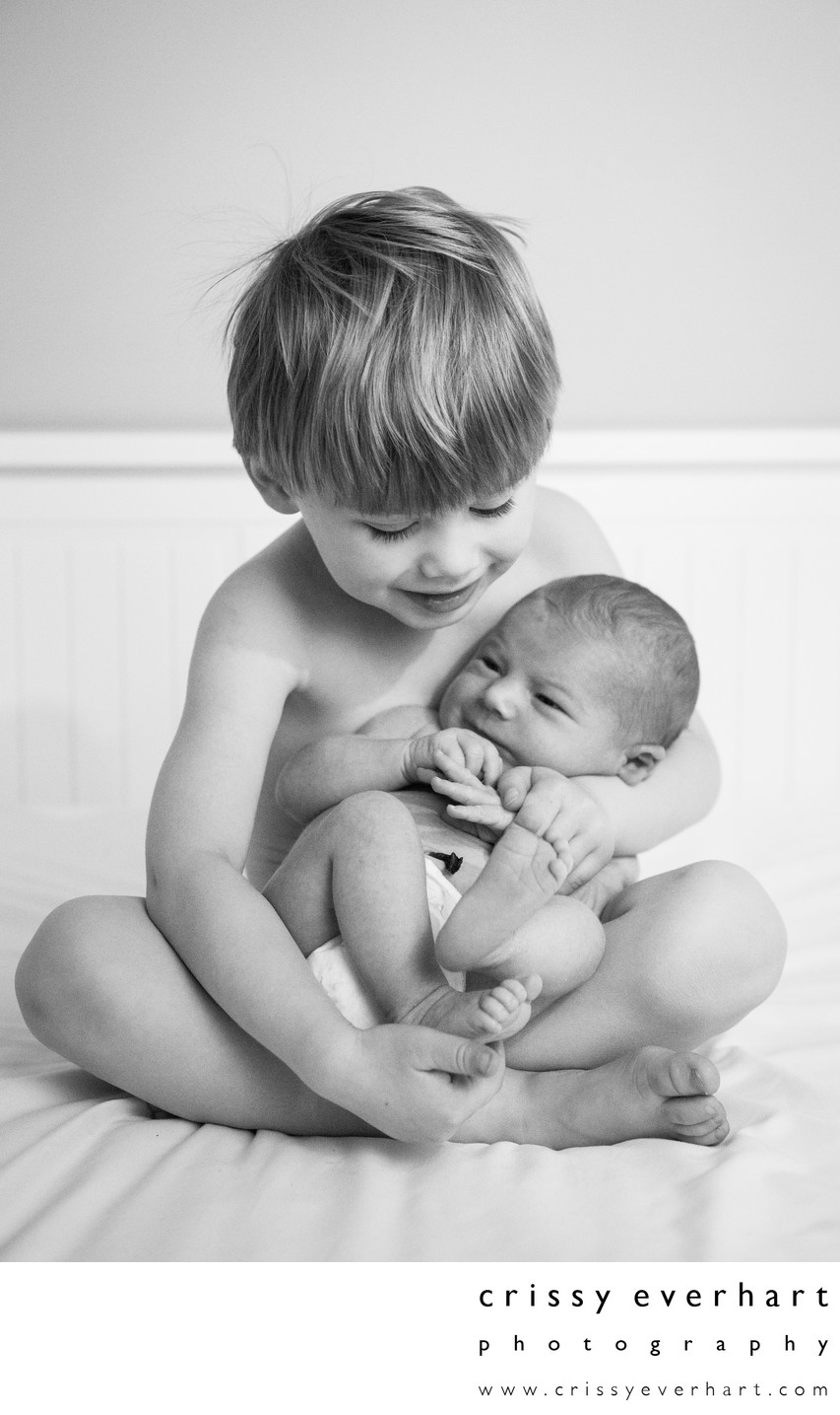 Delaware County Newborn Photographer - Brothers