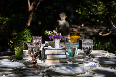 West Chester Wedding - Vintage China and Glassware