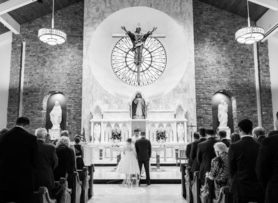 St Patrick's Church Catholic Wedding Ceremony Malvern