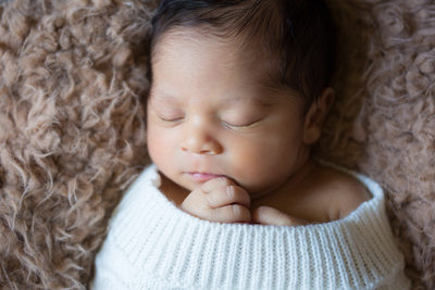 Baby Portraits in Chester County - Sleeping Boy