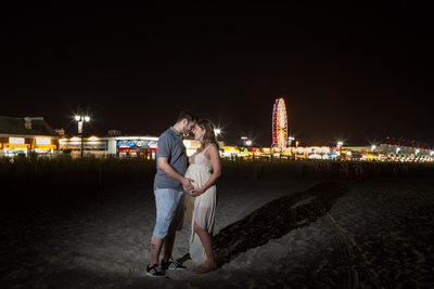 Maternity Session on Beach in Ocean City, New Jersey