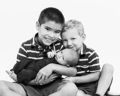 Three Brothers - Family Photography in Malvern