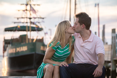 Engagement Portraits in New Jersey's Long Beach Island