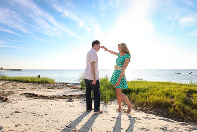 Beach Engagement Session in LBI, New Jersey
