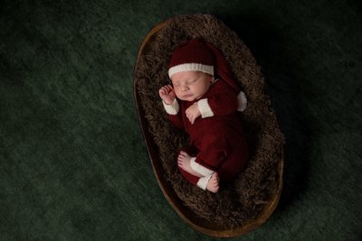 Christmas Portraits of Newborns