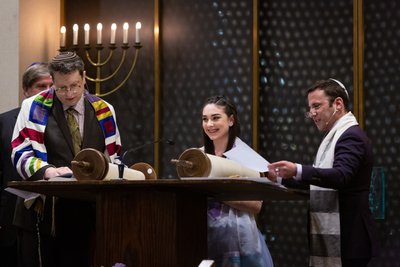 Torah Readin at Synagogue