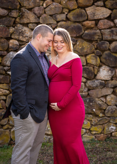 Maternity Portraits with Husband and Wife