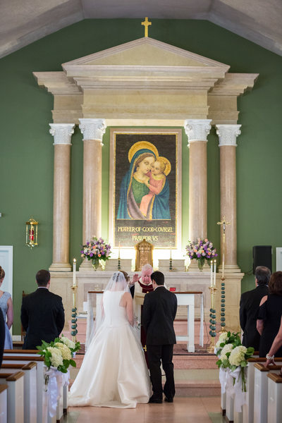Malvern Prep Catholic Wedding Ceremony Blessing