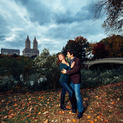 Fun Engagement Shoot Central Park NYC