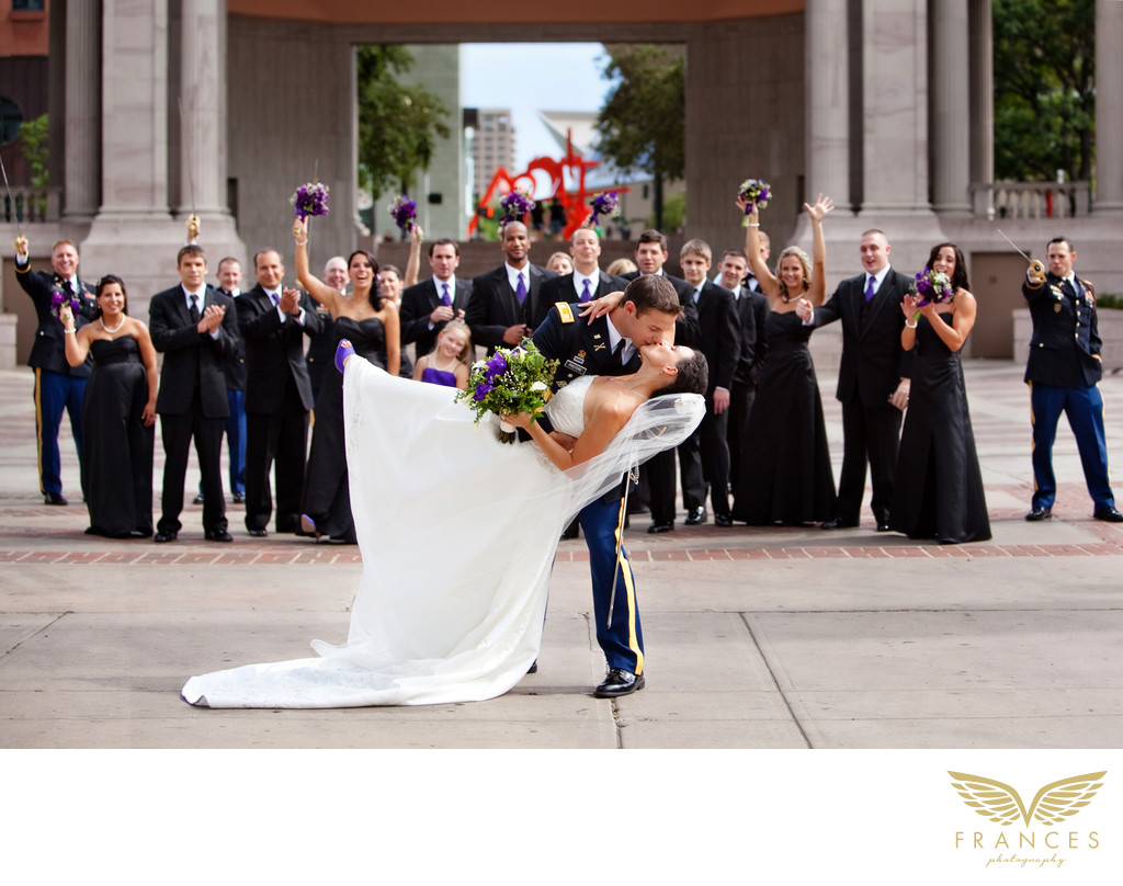 Denver Wedding Photographer Military Wedding Couple