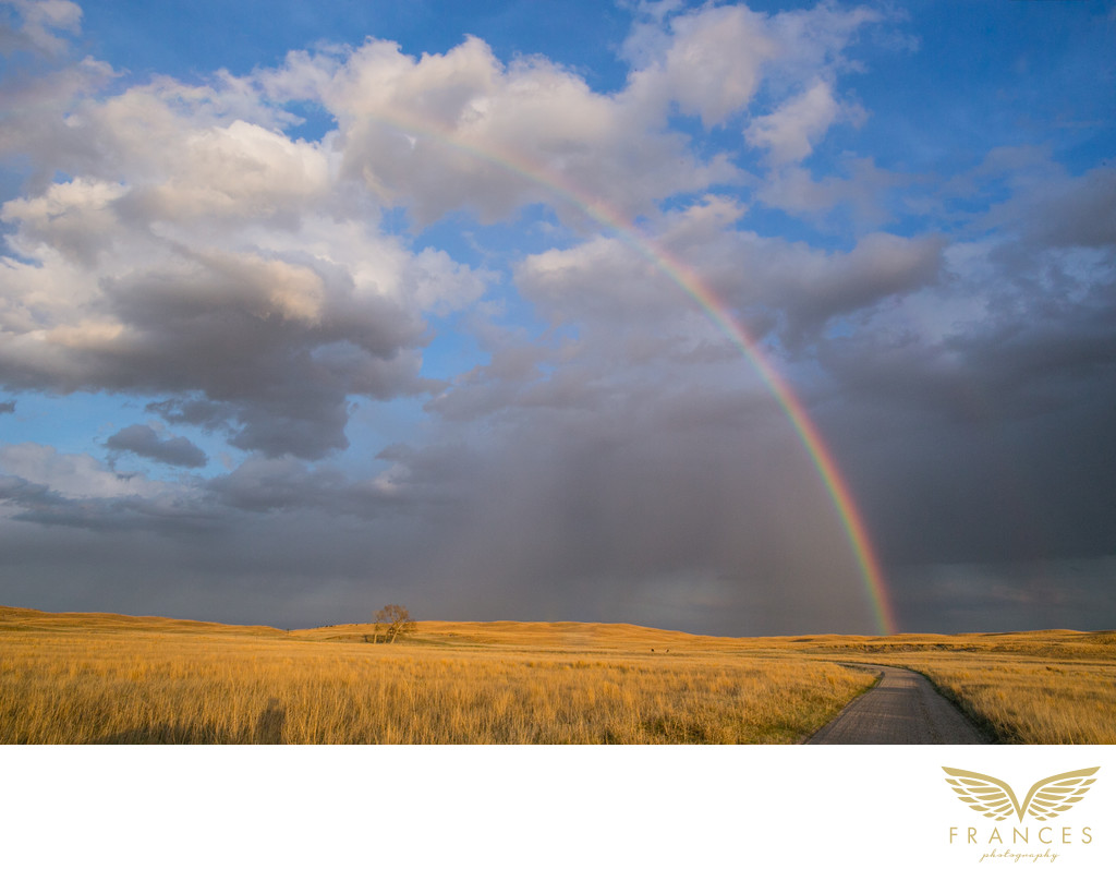 Landscape photography rainbow view Denver photographers